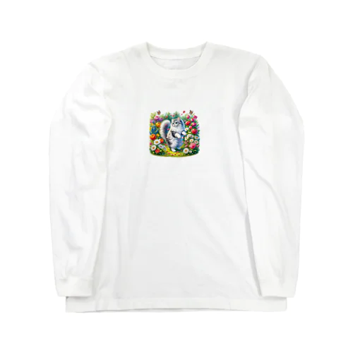 花園のプリンセスキャット Long Sleeve T-Shirt