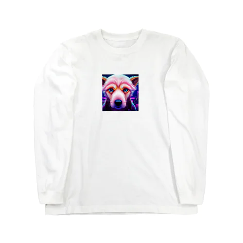 リアルな犬 Long Sleeve T-Shirt