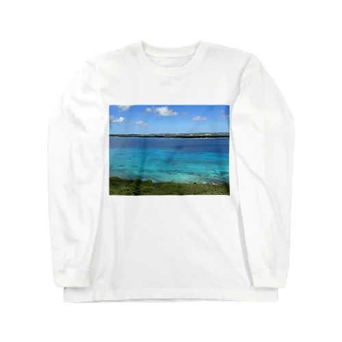 どこまでもブルー Long Sleeve T-Shirt