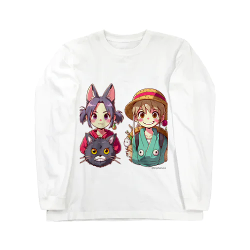 NinjaSamurai kidsシリーズ Long Sleeve T-Shirt