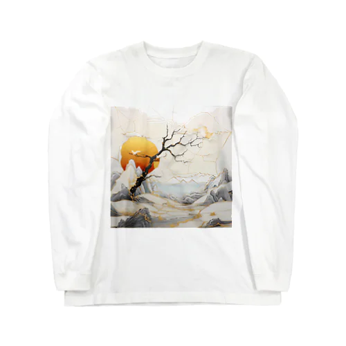 金継ぎ；木 Long Sleeve T-Shirt