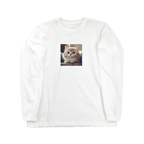 かわいい猫のイラストグッツ Long Sleeve T-Shirt