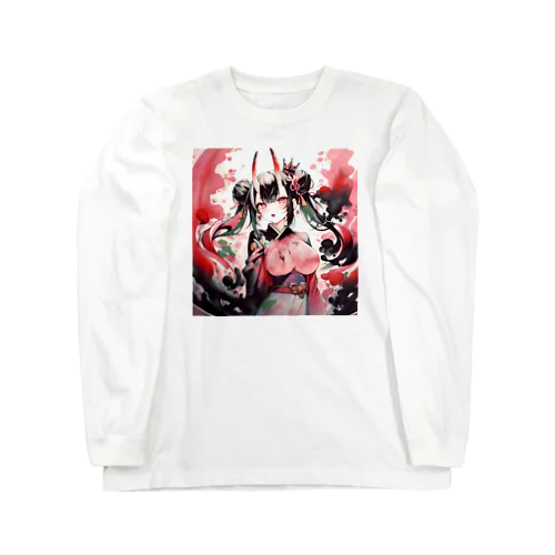 君想う　｢水墨画風｣ Long Sleeve T-Shirt