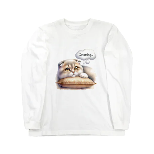 まる耳ねこのほっこり時間 Long Sleeve T-Shirt