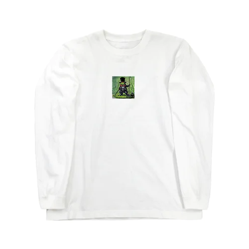 シルクハットのカエル Long Sleeve T-Shirt