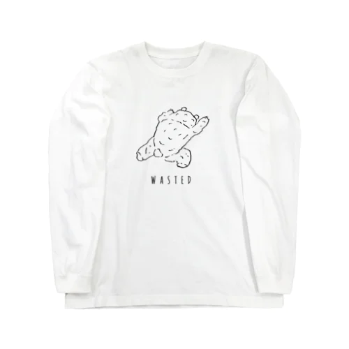 行き倒れくま Long Sleeve T-Shirt