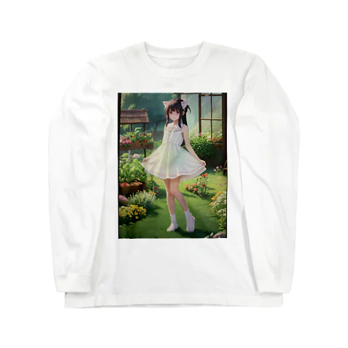 可憐な猫耳娘 Long Sleeve T-Shirt