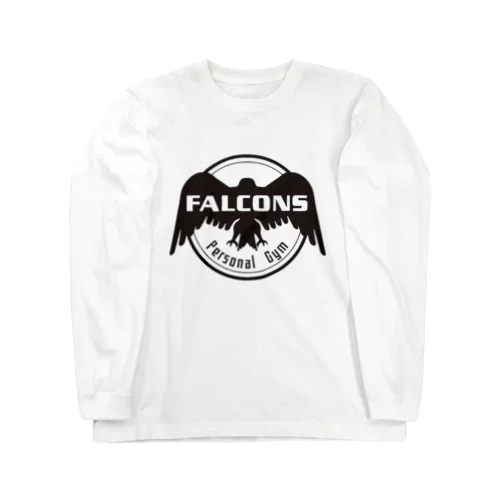 チームFALCONSブラック Long Sleeve T-Shirt