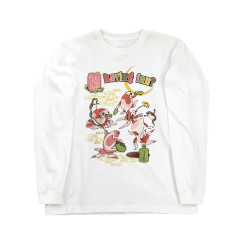 g​o​l​d​f​i​s​h​ ​p​a​r​t​y Long Sleeve T-Shirt