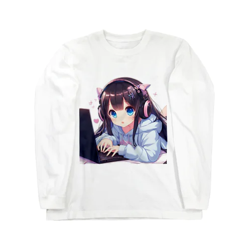 かわちいゲーム実況者 Long Sleeve T-Shirt