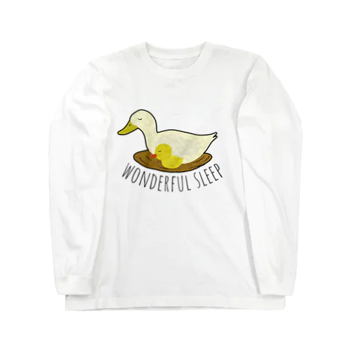 アヒルちゃんねんね Long Sleeve T-Shirt