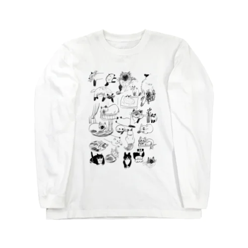 ねこオールスターズ Long Sleeve T-Shirt