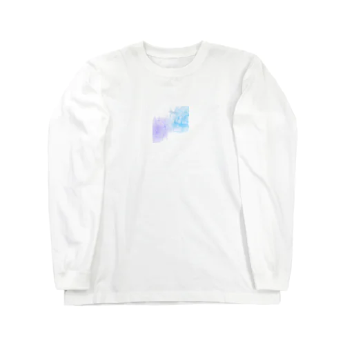 紫と水色 Long Sleeve T-Shirt