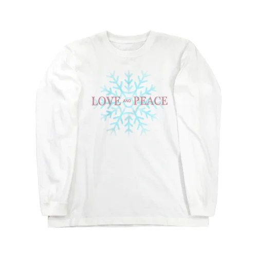 雪の結晶 Long Sleeve T-Shirt