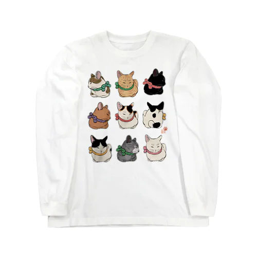 眠り猫 Long Sleeve T-Shirt