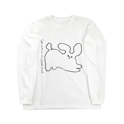 いぬいぬ シロ Long Sleeve T-Shirt