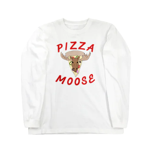 PIZZA MOOSE Long Sleeve T-Shirt