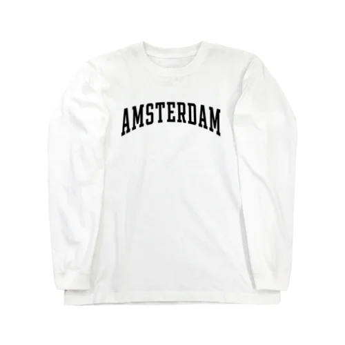 AMSTERDAM COLLEGE LOGO ロングスリーブTシャツ