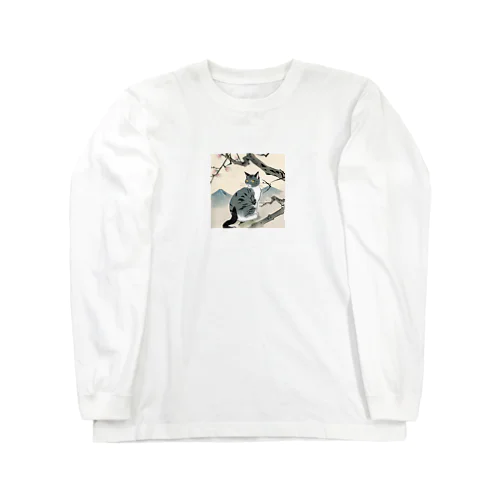 浮世絵猫 Long Sleeve T-Shirt