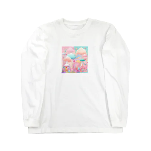 キノコのアート Long Sleeve T-Shirt