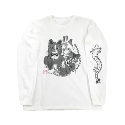 干支デザイン　カイくんとテオくん Long Sleeve T-Shirt