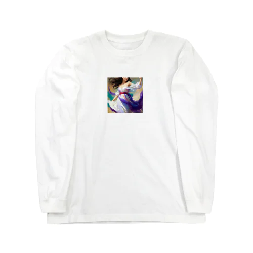 エーテルの踊り手 - Ethereal Elegance Long Sleeve T-Shirt