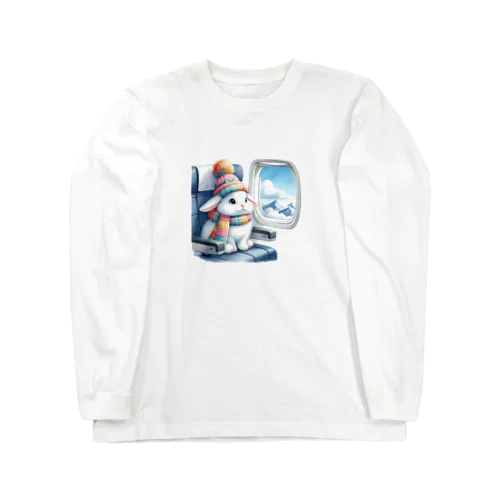 Sitting rabbit（座るウサギ） Long Sleeve T-Shirt