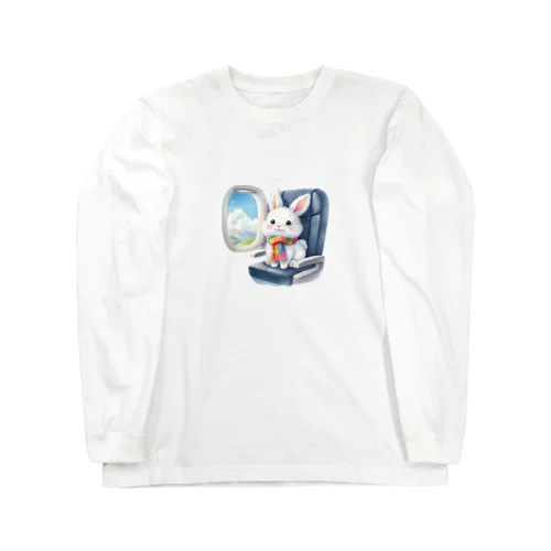 Sitting rabbit（座るウサギ） Long Sleeve T-Shirt