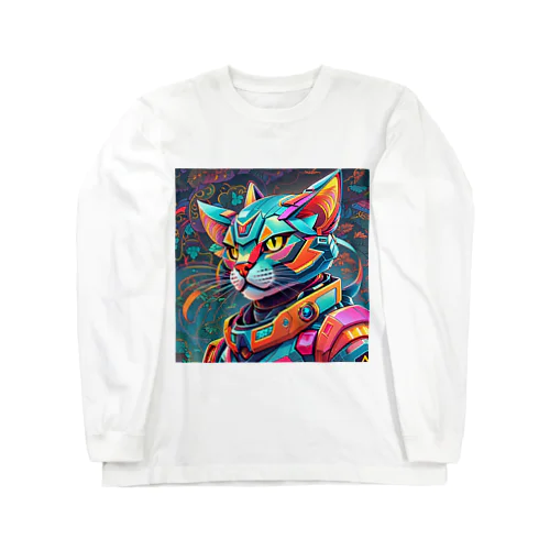 カラフルメカキャット Long Sleeve T-Shirt