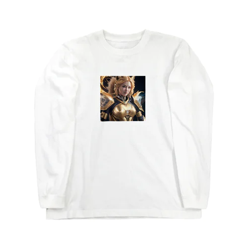 黄金狐女性戦士：永遠の光の守護者 - Golden Vixen Warrior: Guardian of Eternal Light Long Sleeve T-Shirt