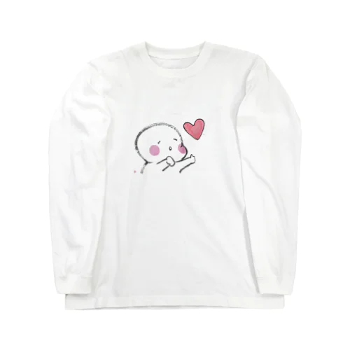 まん丸まるちゃん投げキッスウェア Long Sleeve T-Shirt