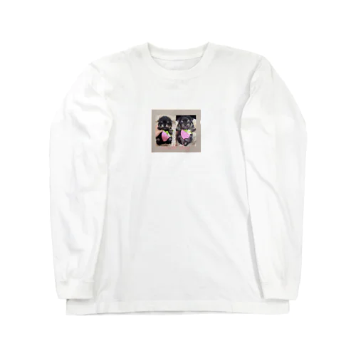 可愛いブラックタン兄弟 Long Sleeve T-Shirt