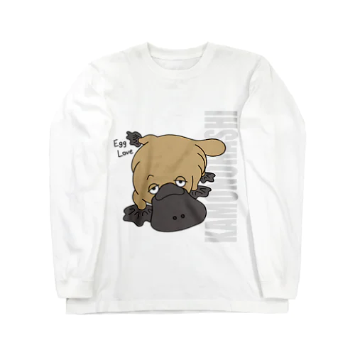 【talking animals】カモノハシ Long Sleeve T-Shirt