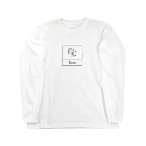 四角におさまるBeer Long Sleeve T-Shirt