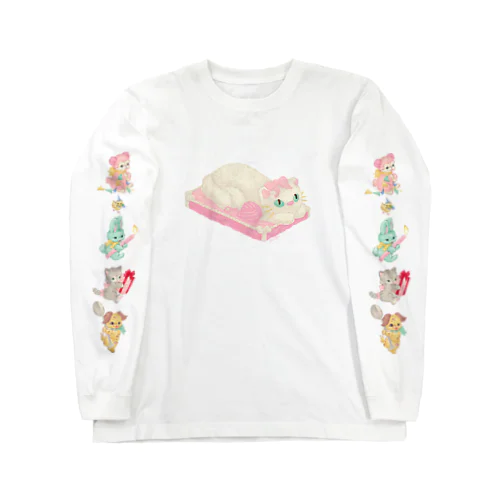 cake parade/猫ケーキ Long Sleeve T-Shirt