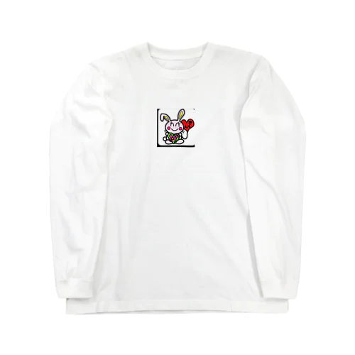 みどりん部屋推奨アバ🌸ぴか令和桜紋章付きうさぎ🐰干支アバター Long Sleeve T-Shirt