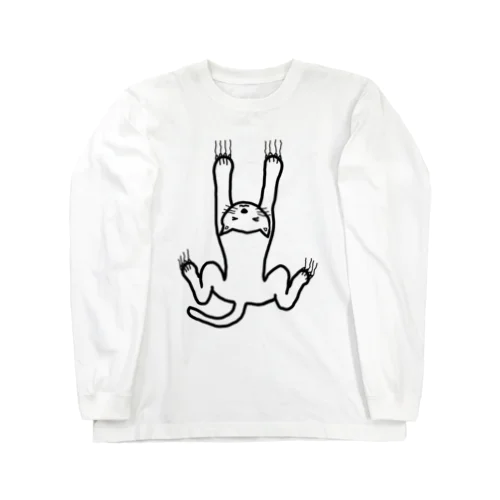 ギリギリねこ Long Sleeve T-Shirt