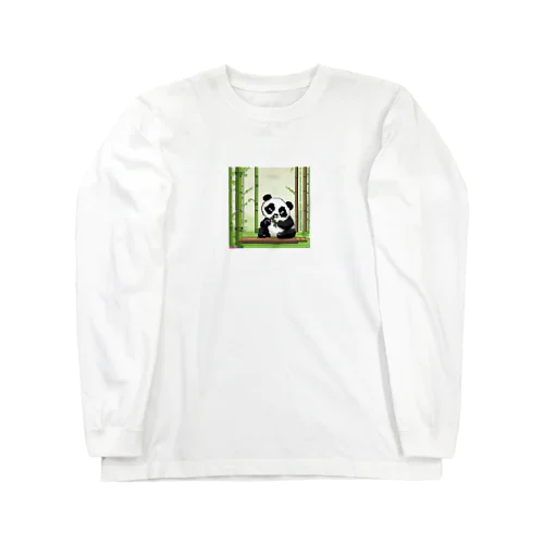 ドット絵パンダ Long Sleeve T-Shirt