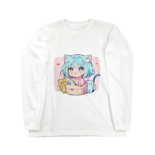 可愛いけもっ娘 Long Sleeve T-Shirt