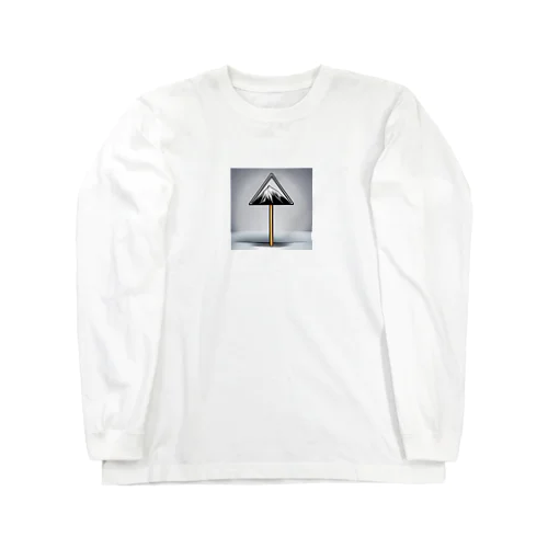 山の標識 Long Sleeve T-Shirt