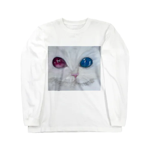 オッドアイの白猫🐾瞳くん Long Sleeve T-Shirt