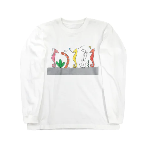 [森図鑑] 仲間に入れて（背景なし） Long Sleeve T-Shirt