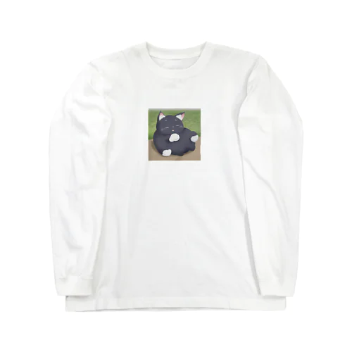 癒しの猫ちゃん Long Sleeve T-Shirt