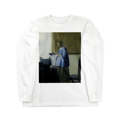 青衣の女 / Woman Reading a Letter Long Sleeve T-Shirt