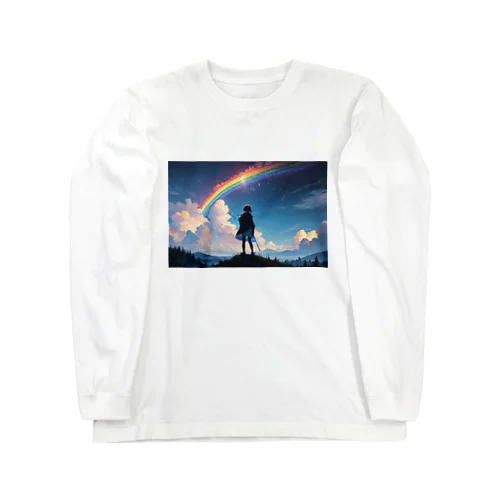 Rainbow Journey　〜刹那にかかる七色の架け橋の旅〜　No.2「虹絵師」 Long Sleeve T-Shirt