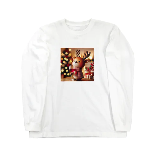 呑(どん)となかいinクリスマス　デフォルメver Long Sleeve T-Shirt