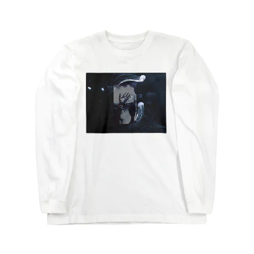 波と水母 Long Sleeve T-Shirt