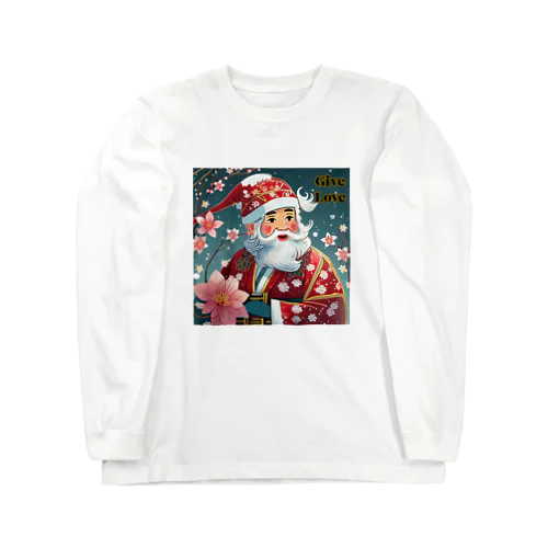 GiveLoveSanta ロングスリーブTシャツ