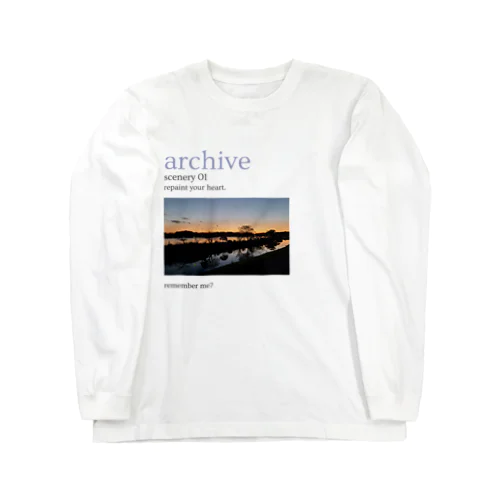 Archive「scenery 01」 ロングスリーブTシャツ