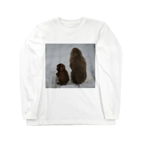 猿の親子 Long Sleeve T-Shirt